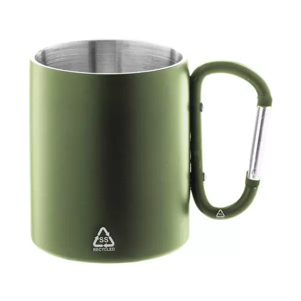 Двустенна чаша с дръжка карабинер MUG-74-G